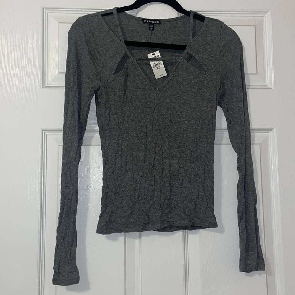 Grey Express top